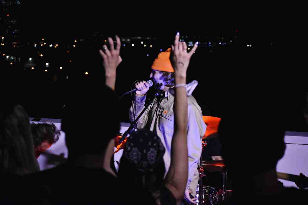Concert Crowd at Live In the Sky Festival Nashville Tennessee