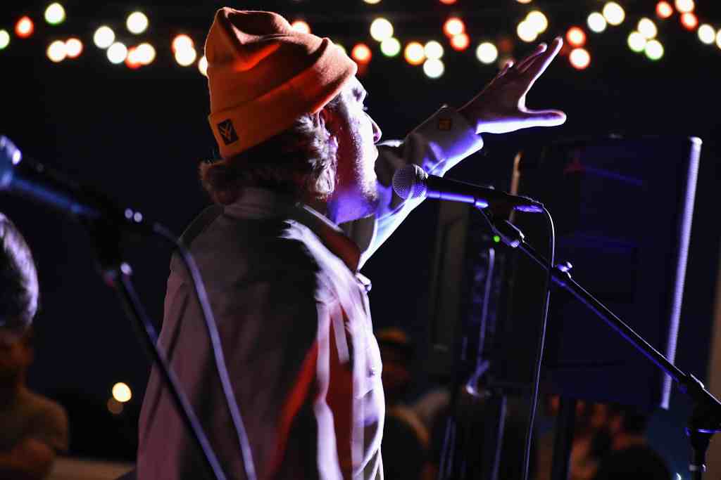 Bryce Fox at Rooftop bar of Bento Living Nashville