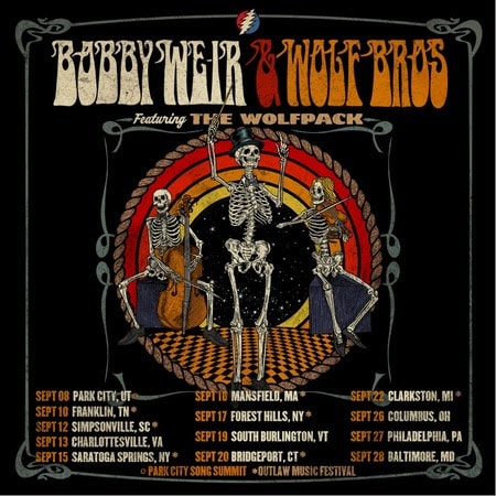 Bobby Weir & Wolf Bros 2023 Tour Poster
