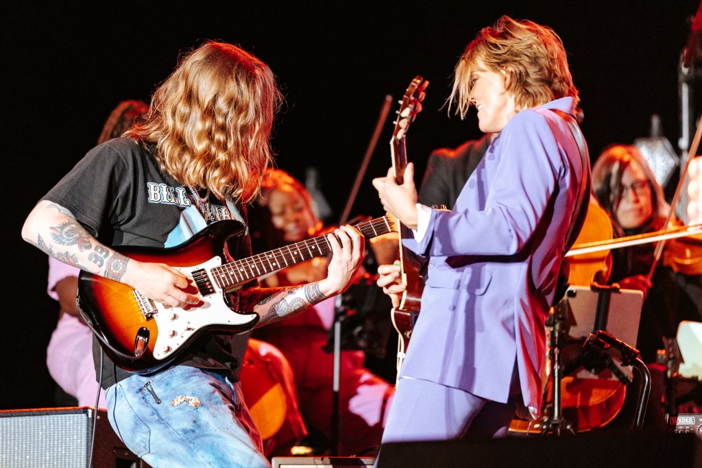 Brandi Carlile and Billy Strings at Bourbon & Beyond 2023 - Photo By SteveThrasher