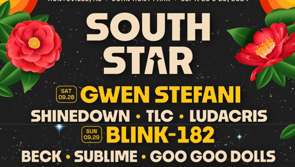 South Star Music Festival Lineup Banner