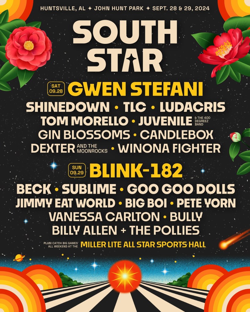 South Star Updated Lineup Poster