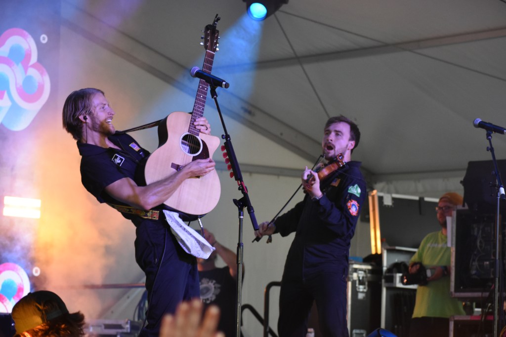 Happy Landing Band playing at bonnaroo 2024