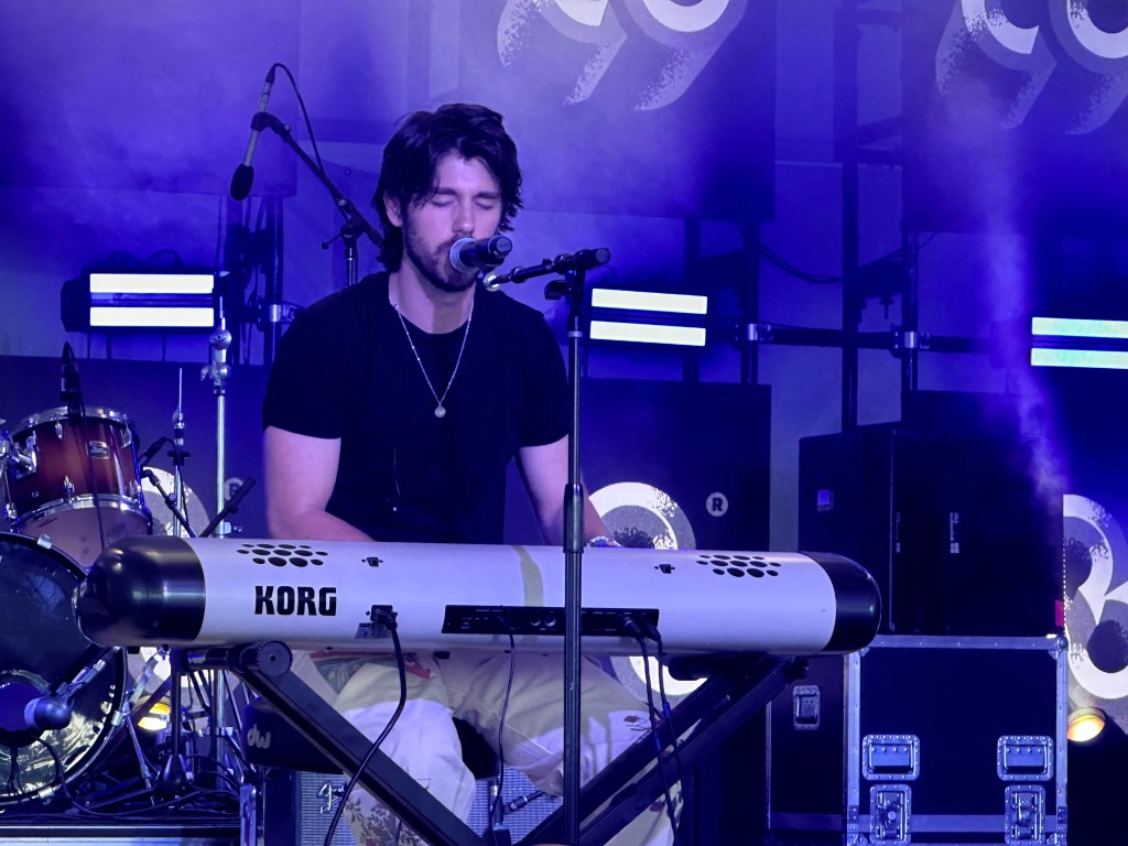 Vincent Lima performing on the Who Stage At Bonnaroo