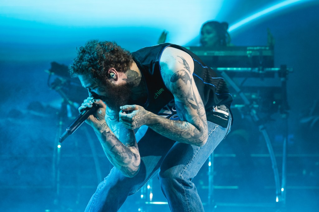 Post Malone at Bonnaroo 2024 - Photo by Ismael Quintanilla III