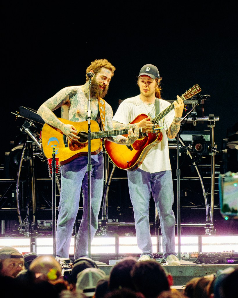 Billy Strings Guest Appearance With Post Malone - Photo by Pooneh Ghana