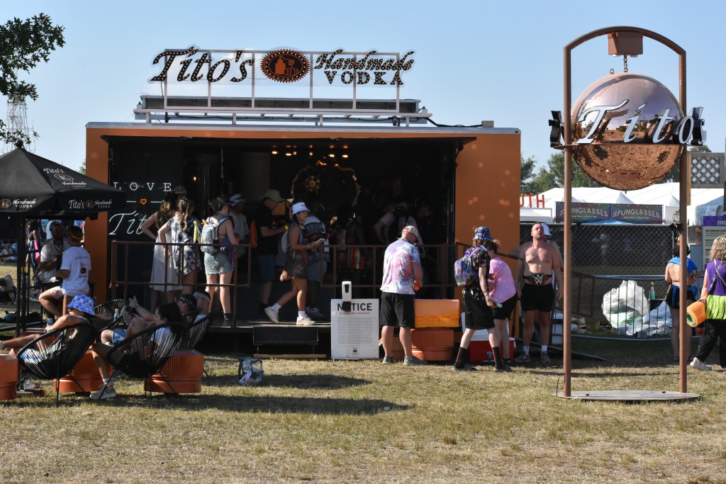 Tito's Vodka Display at Bonnaroo 2024