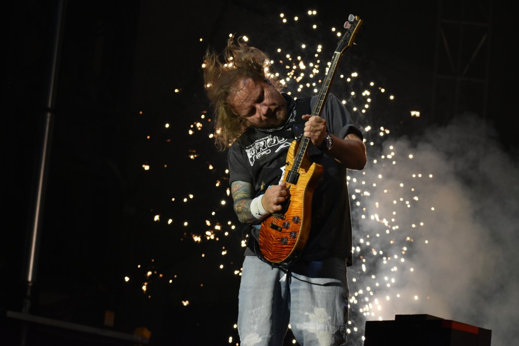 Shinedown performing at the 2024 South Star Music Festival