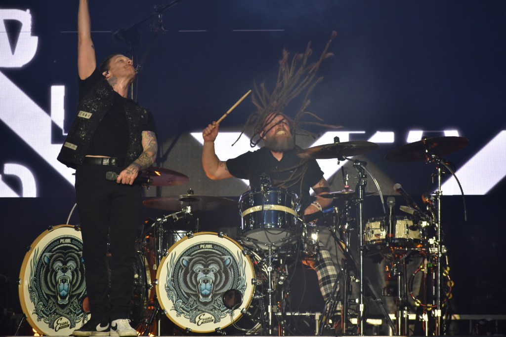 Shinedown performing at the 2024 South Star Music Festival