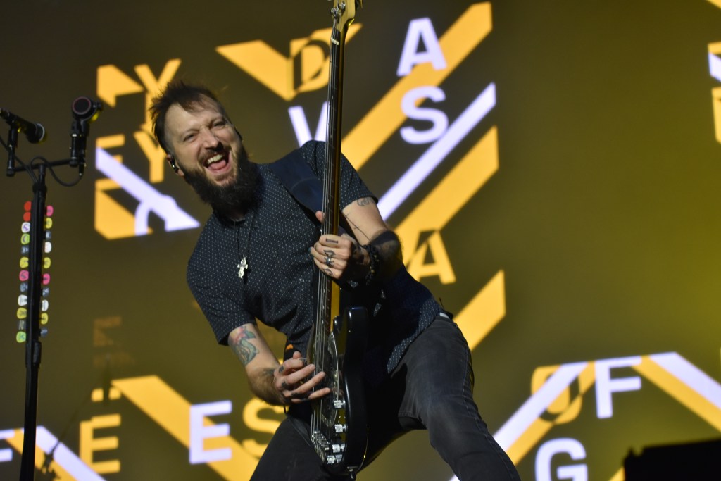 Shinedown performing at the 2024 South Star Music Festival