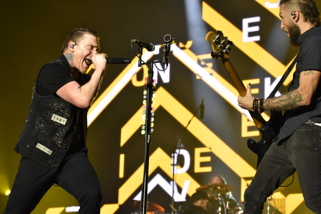 Shinedown performing at the 2024 South Star Music Festival