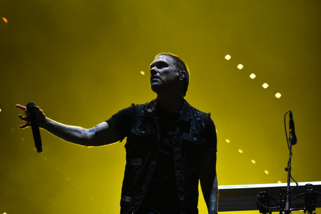 Shinedown performing at the 2024 South Star Music Festival