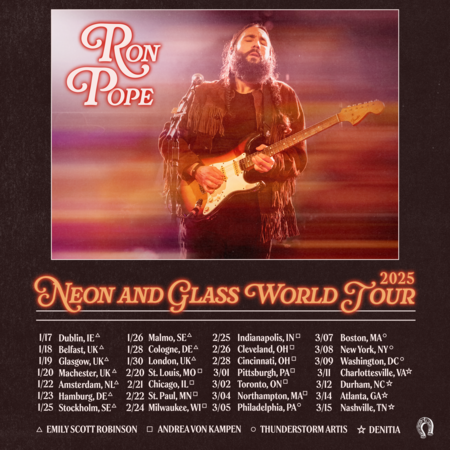 Ron Pope 2025 Tour Date Poster