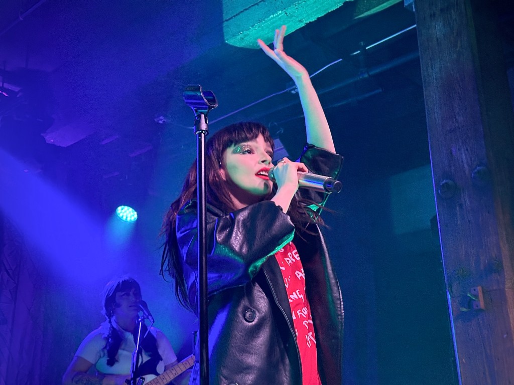 Lauren Mayberry performing at The Mil at Cannery Hall Nashville