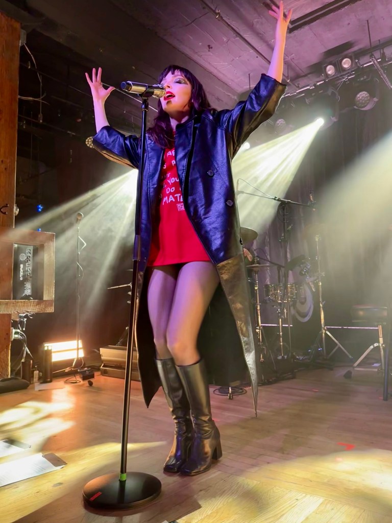 Lauren Mayberry performing at The Mil at Cannery Hall Nashville