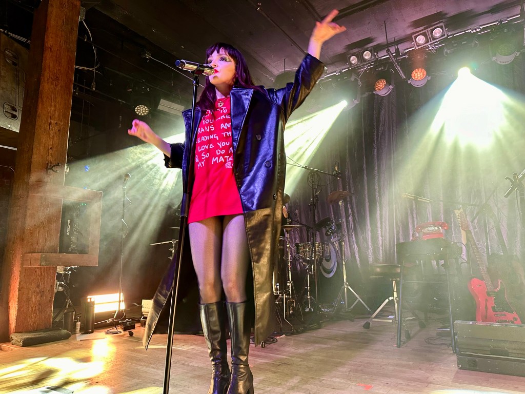 Lauren Mayberry performing at The Mil at Cannery Hall Nashville