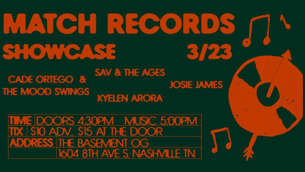 Match Records Artist Showcase Banner