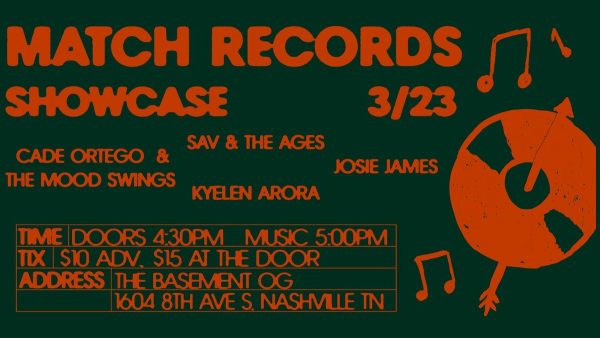 Match Records Artist Showcase Banner