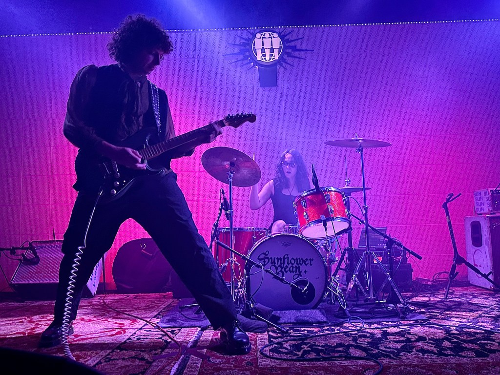 Olive Faber and Nick Kivlen of Sunflower Bean at The Blue Room in Nashville