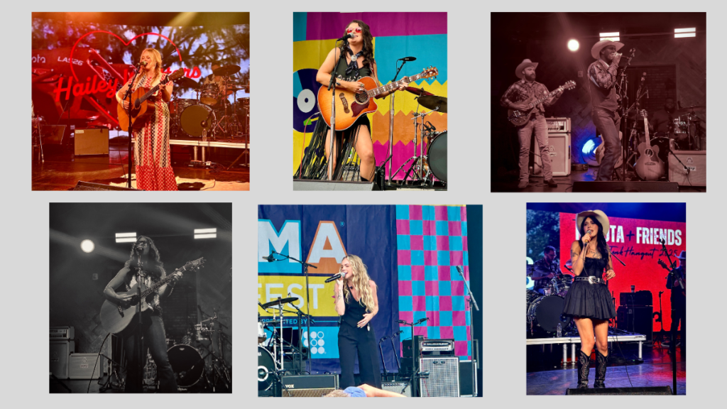 CMA FEST 2025 PART 1 Collage of Artist Featured in Recap Article