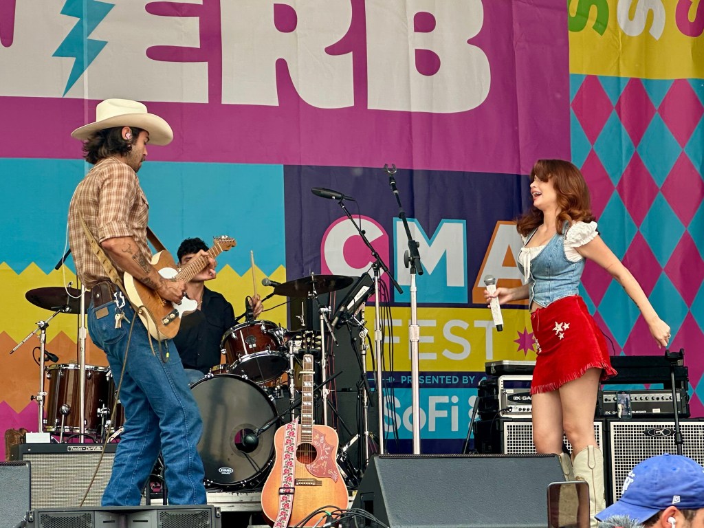 Willow Avalon performing at CMA Fest 2025