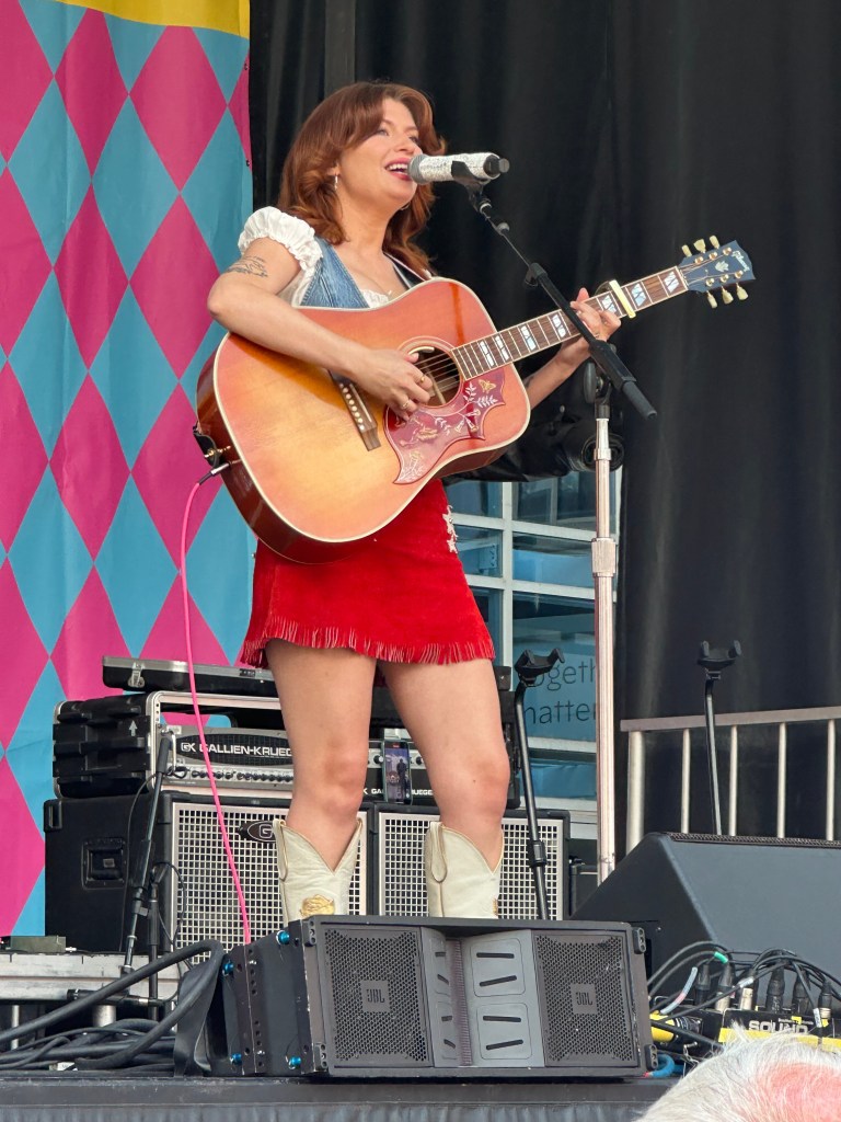 Willow Avalon Singing On the Good Molecules Reverb Stage At CMA Fest 2025