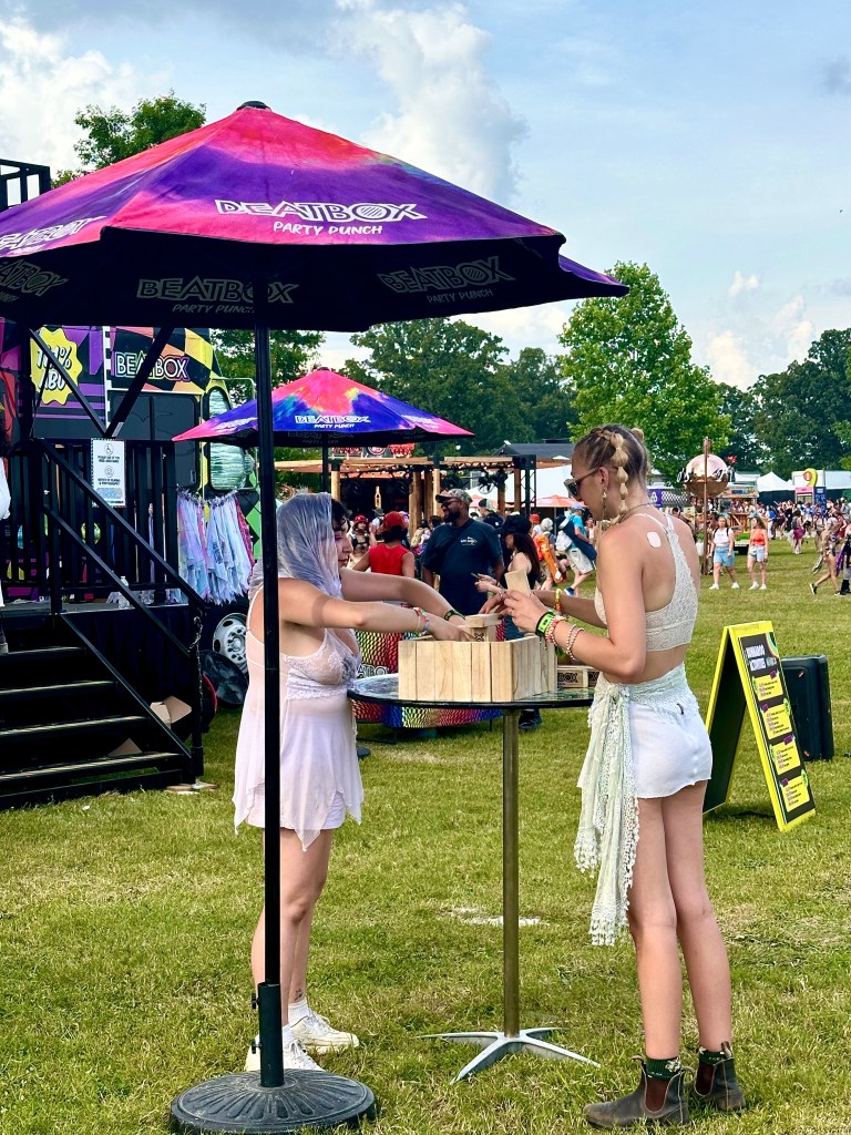 Fans interact with Beat Box at Bonnaroo 2025
