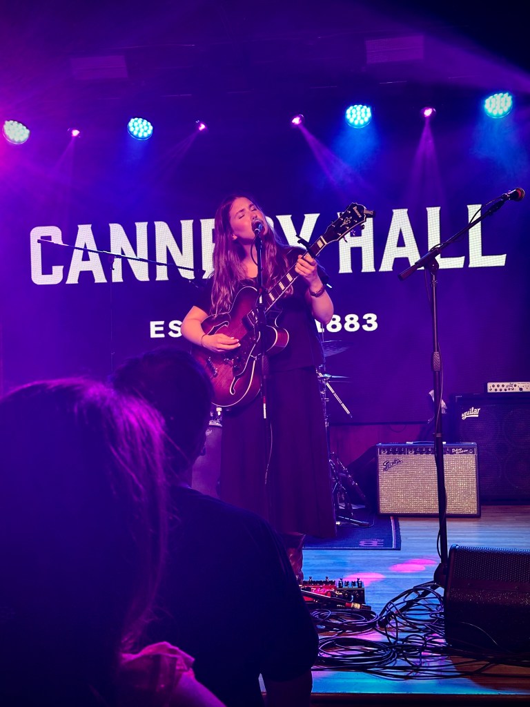 Singer ARNY MARGRET performing in Nashville at the taste of Iceland Showcase as part of Iceland Airwaves off campus event