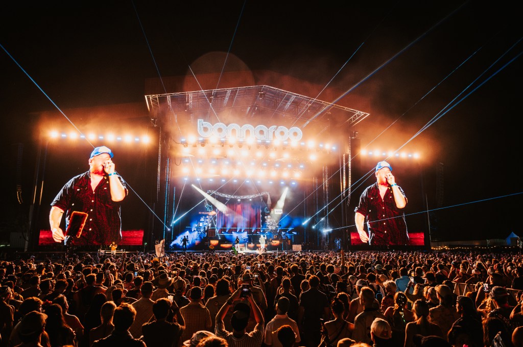 Luke Combs Photo by Nathan Zucker for Bonnaroo 2025