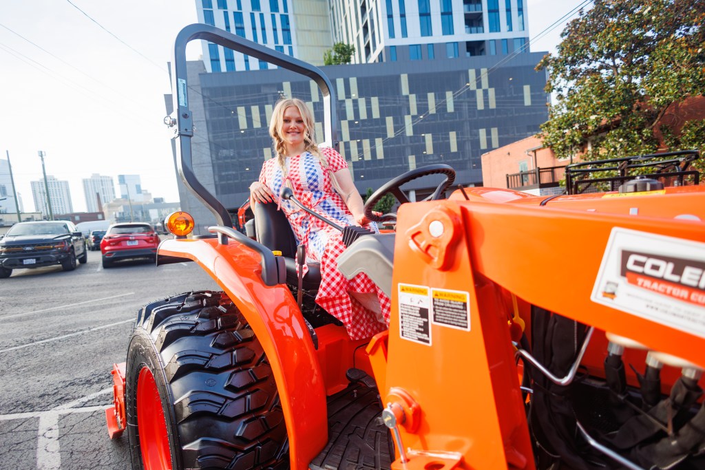 Hailey Whitters finding a new ride at Kubota + Friends at CMA Fest