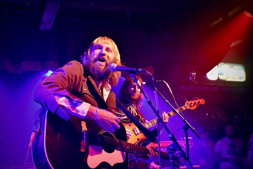 Paul McDonald singer at the album release show for "So Long To The Darkside" at Skinny Dennis in Nashville
