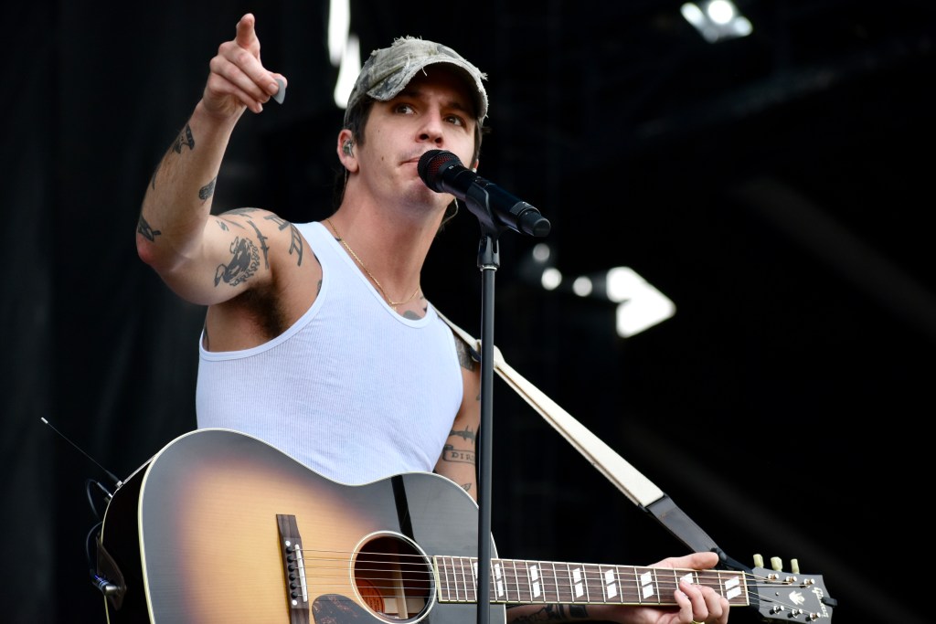 Role Model performing at Hinterland Music Festival 2025 in Saint Charles Iowa