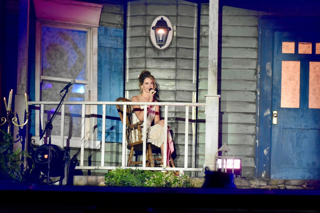 Lana Del Rey performing at Hinterland Music Festival 2025