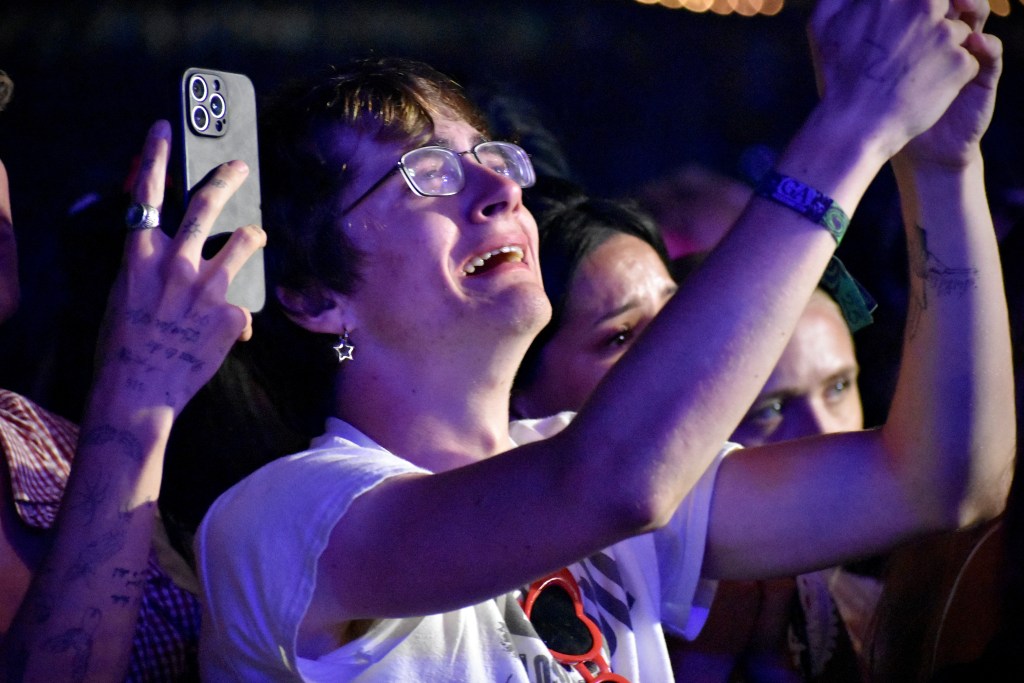 Fans watch Lana Del Rey perform at Hinterland Music Festival 2025