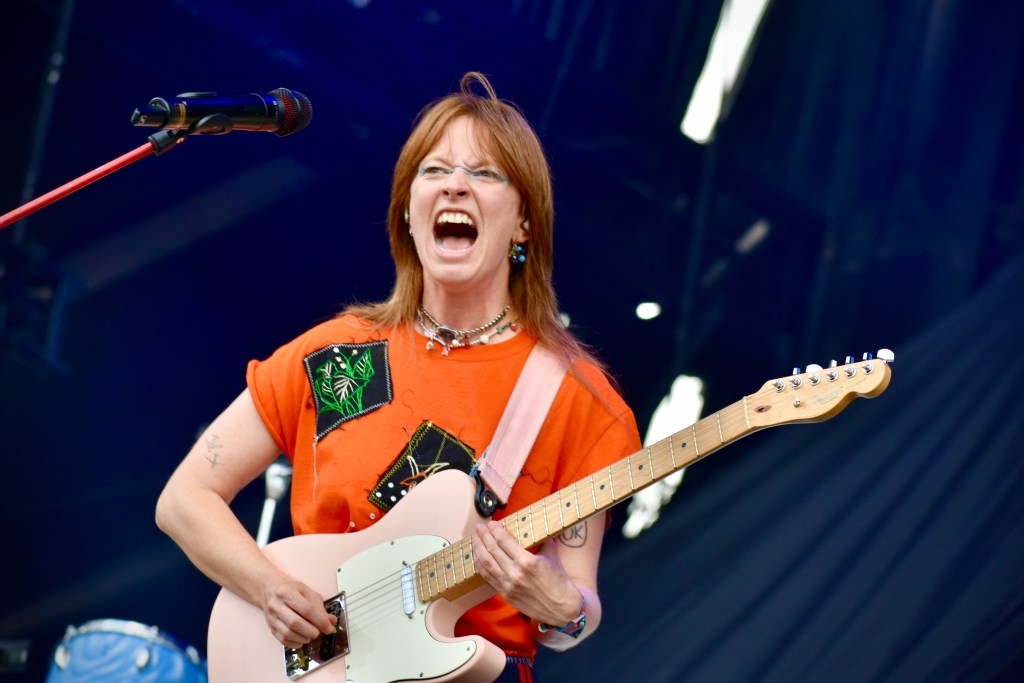 Orla Gartland performing at Hinterland Music Festival 2025