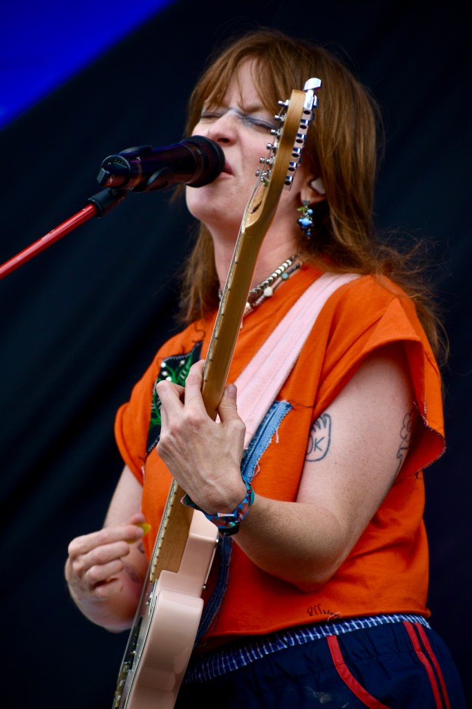 Orla Gartland performing at Hinterland Music Festival 2025