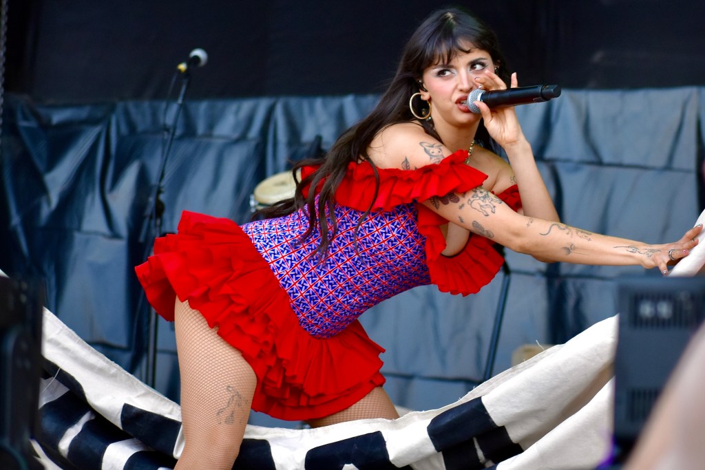 Rebecca Black performing at Hinterland Music Festival 2025