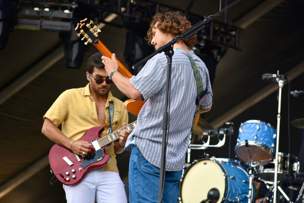 Evan Honer performing at Hinterland Music Festival 2025