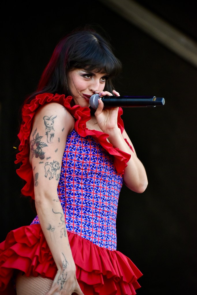 Rebecca Black performing at Hinterland Music Festival 2025