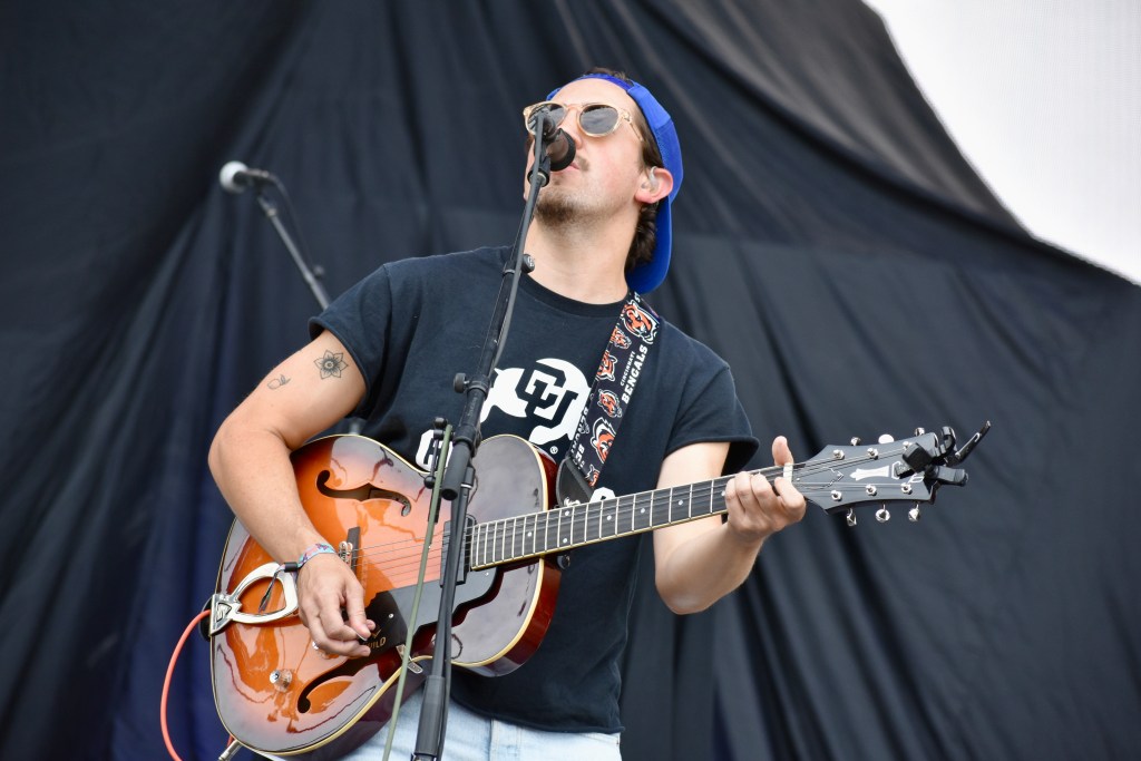 Michael Marcagi performing at Hinterland Music Festival 2025