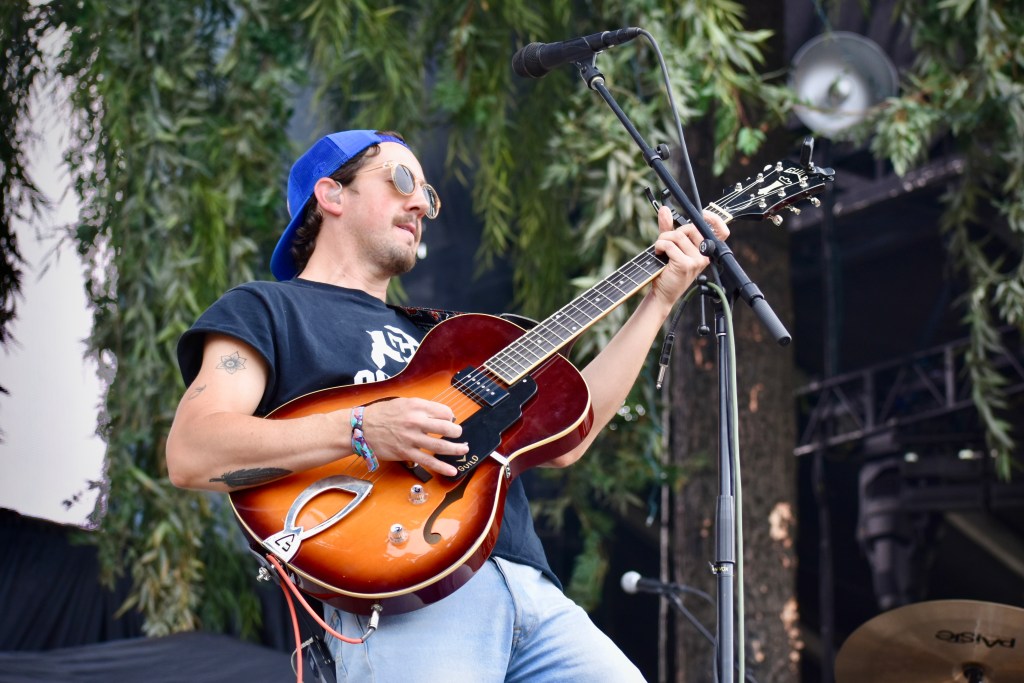 Michael Marcagi performing at Hinterland Music Festival 2025