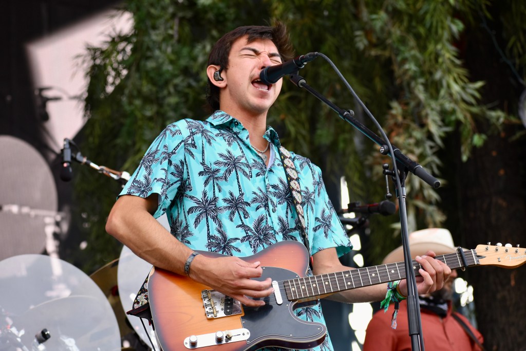 Wyatt Flores performing at Hinterland Music Festival 2025