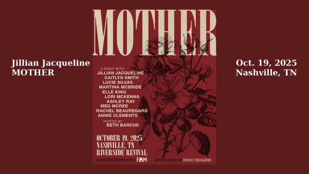 Jillian Jacqueline MOTHER show poster banner