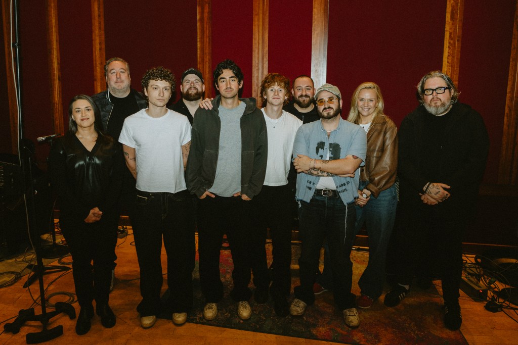 Photo ID (L-R): Farrah Usmani (Partner, Nixon Peabody LLP), Joey Moi (Partner/President, Big Loud),  Matthew Hastings, Bradley Parker (Partner, Track Record Management), Miles Laderman, Holden Clontz, Michael Giangreco (VP of A&R, Big Loud Publishing), Val Hoyt, Jenn Essiembre (SVP of A&R, Big Loud Rock), Lloyd Norman (EVP/GM, Big Loud Rock) --  Photo Credit Jessie Addleman