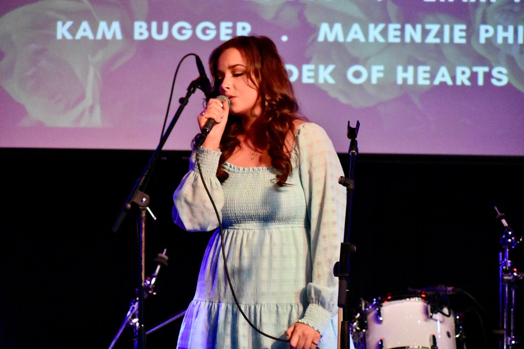 Aubrey Nicole singing at 3rd & Lindsley Nashville