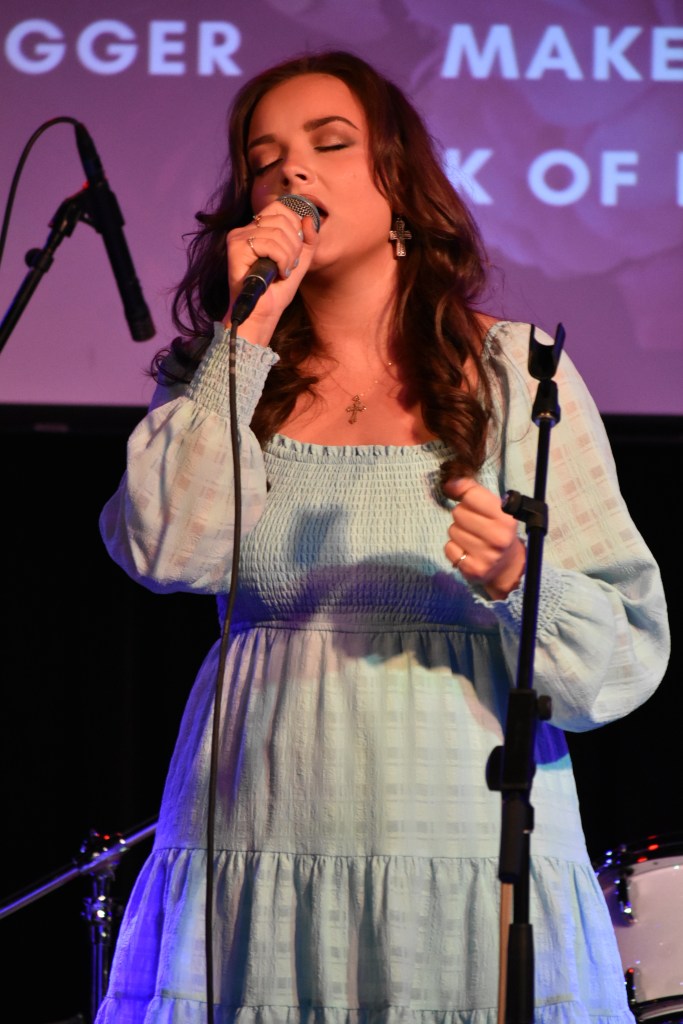 Aubrey Nicole singing at 3rd & Lindsley Nashville