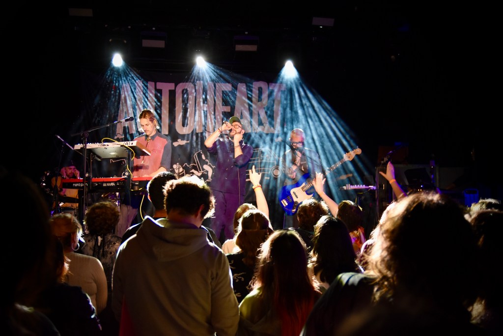 The band Autoheart performing in Nashville Tennessee