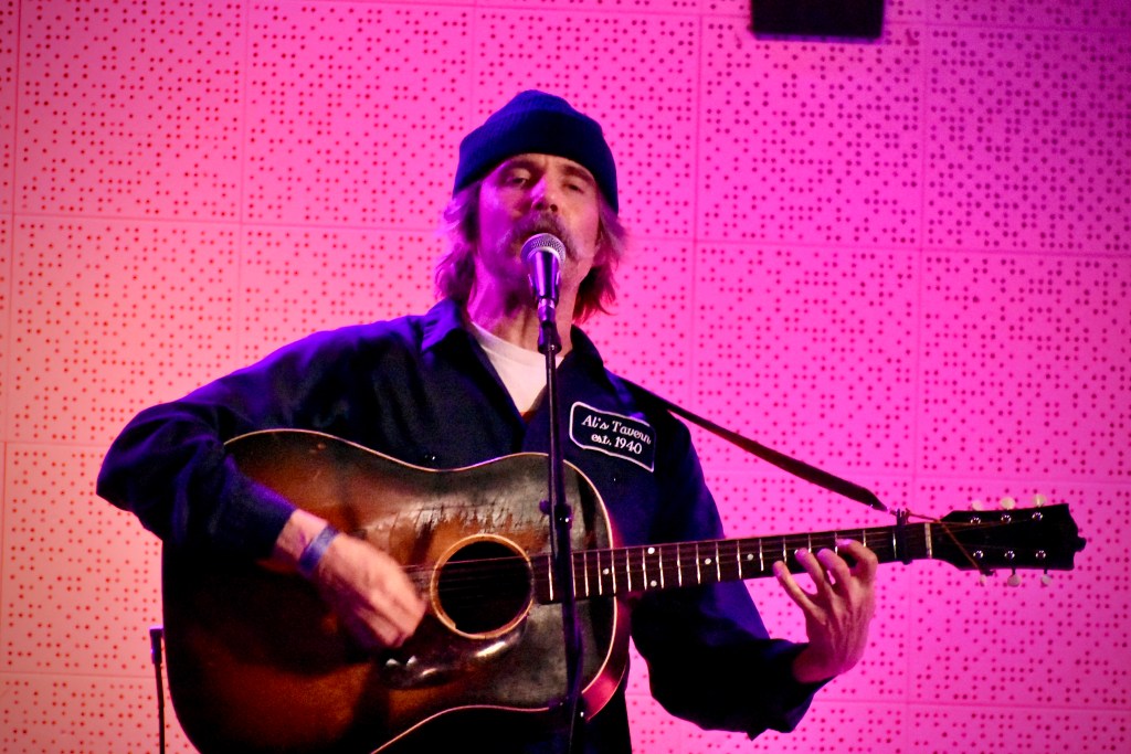 Dean Johnson singing at the Blue Room in Nashville Tennessee