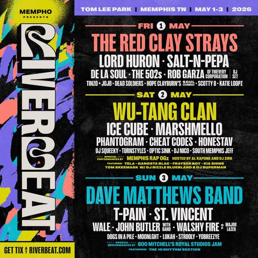 RiverBeat 2026 Festival Lineup Banner