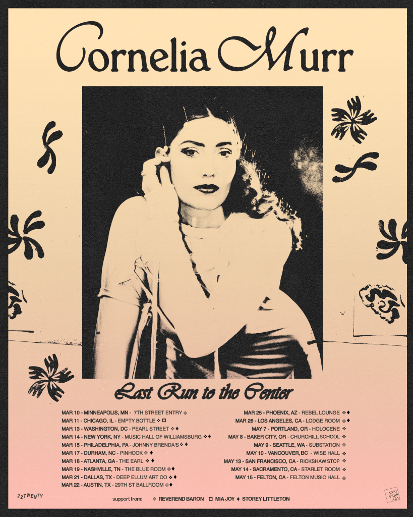 Cornelia Murr Spring 2026 Tour Poster
